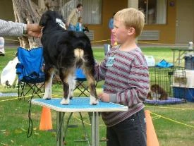 My son showing Copper